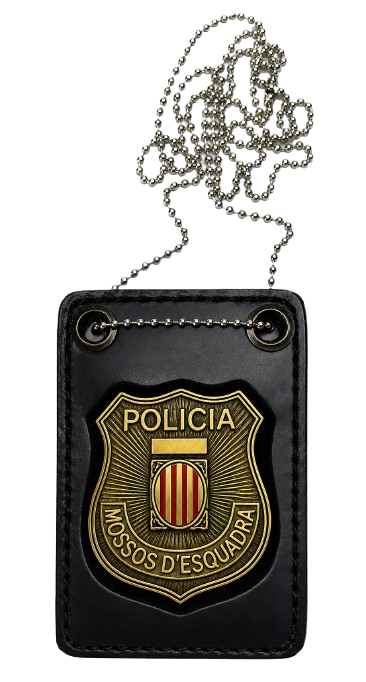 Placa de Policia Mossos d'Esquadra